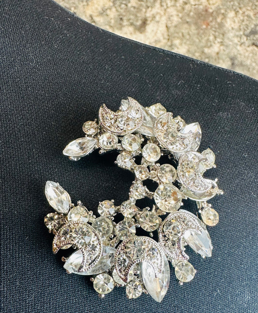 “Diamanté “ pin brooch