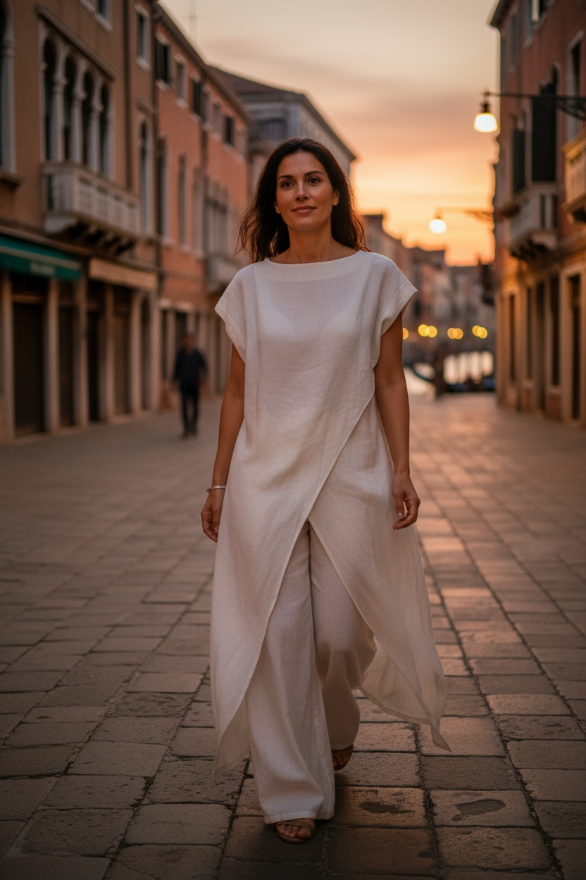“Isabella “ natural Italian two piece