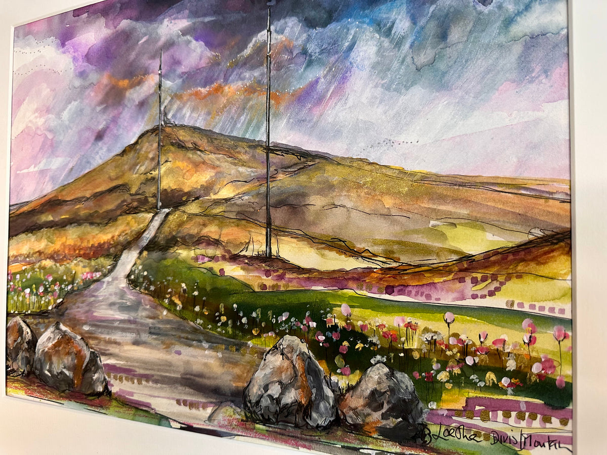 “The Divis Black mountain trail “ Belfast Ltd edition print
