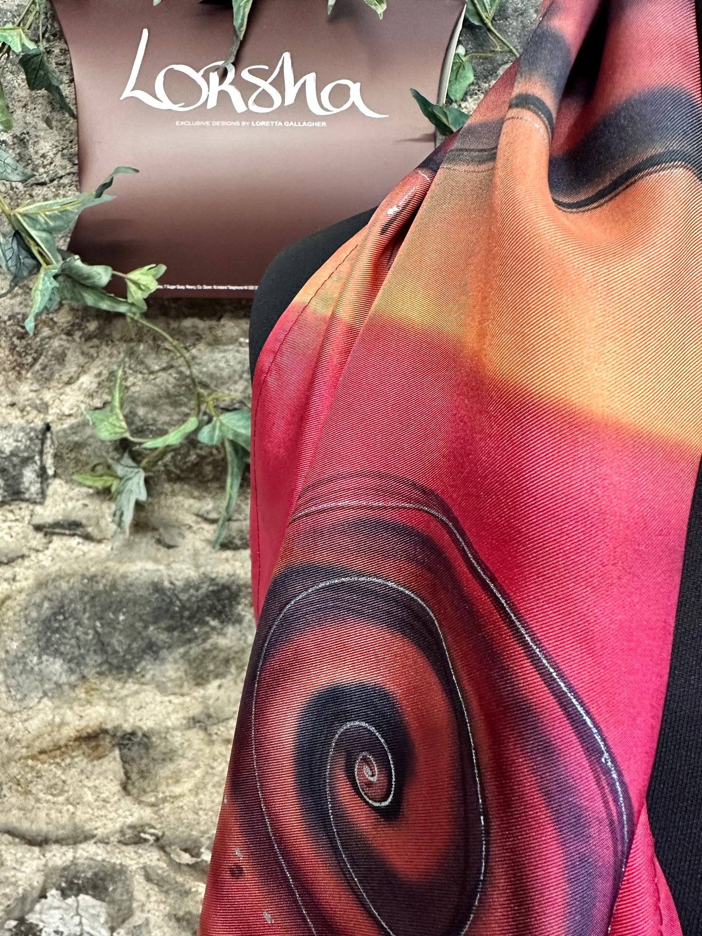 Lorshadesign Handpainted silk scarf collection