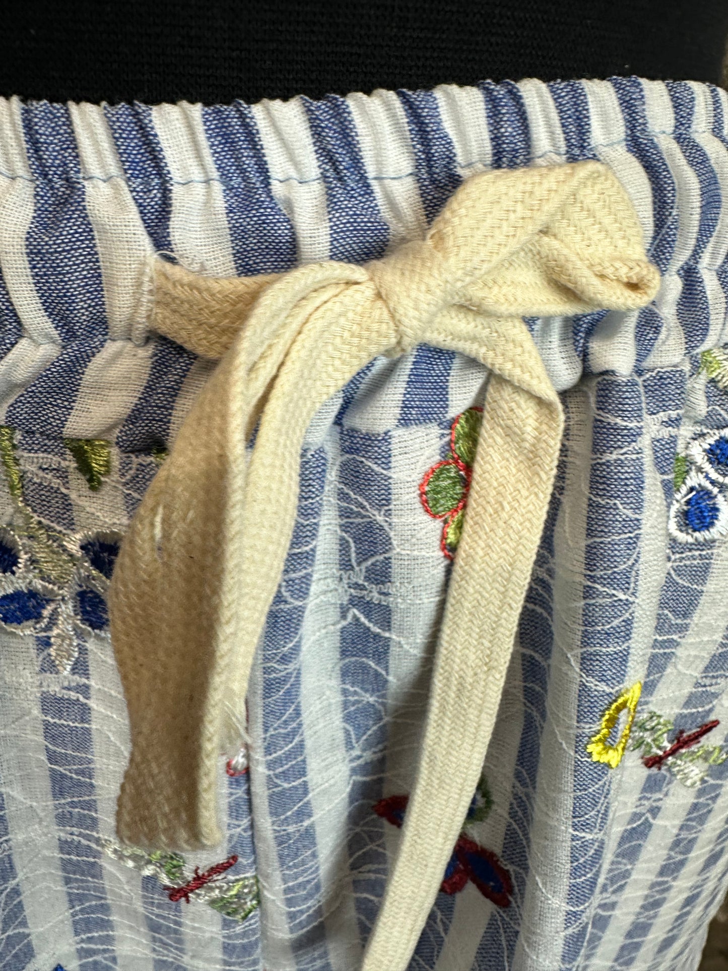 “Nina “ Italian embroidered cullottes