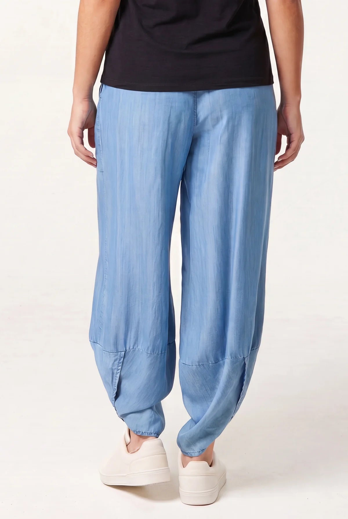 “Clara “ cloud blue light weight cocoon pants