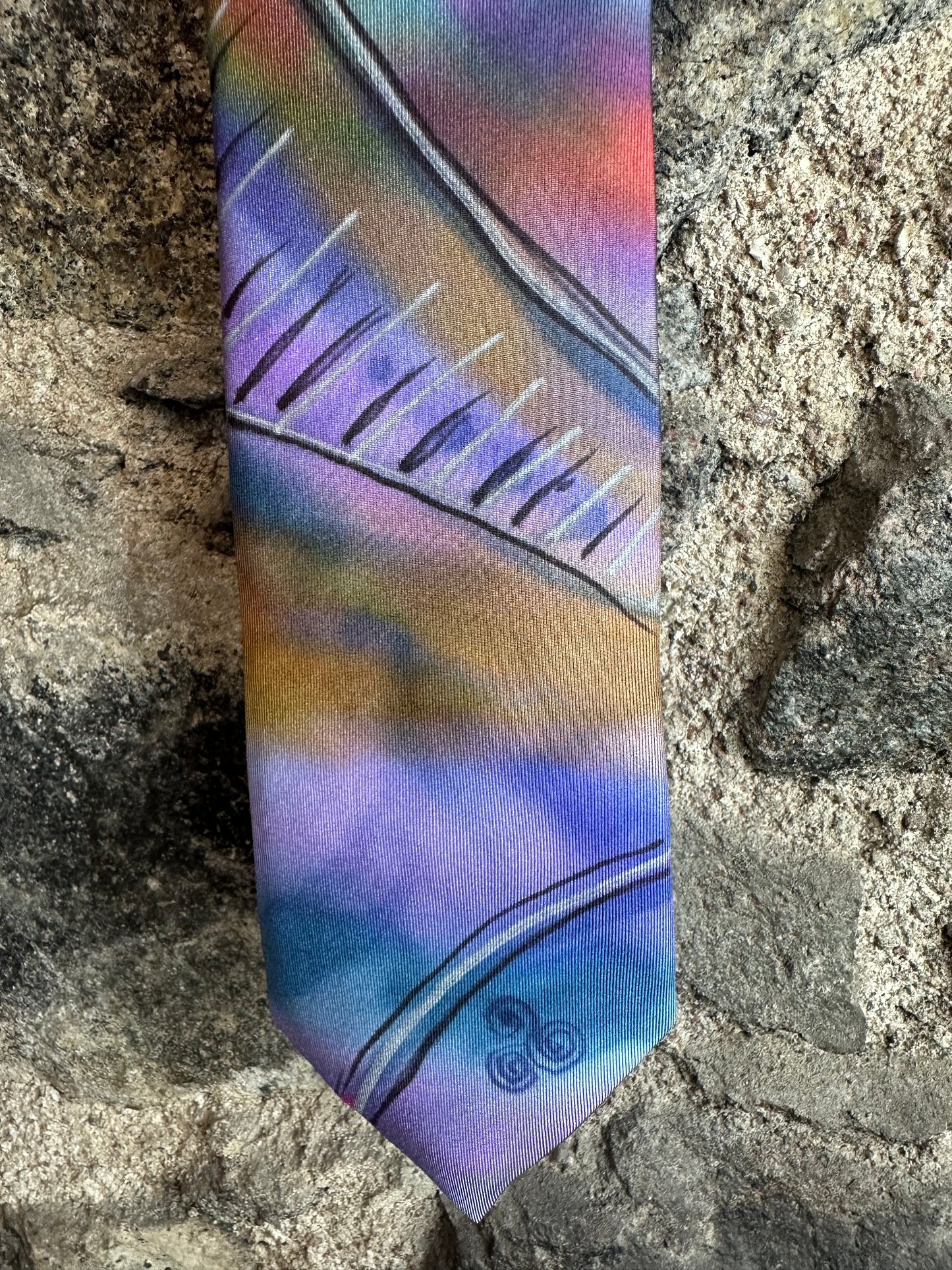 Lorshadesign Handpainted silk tie collection