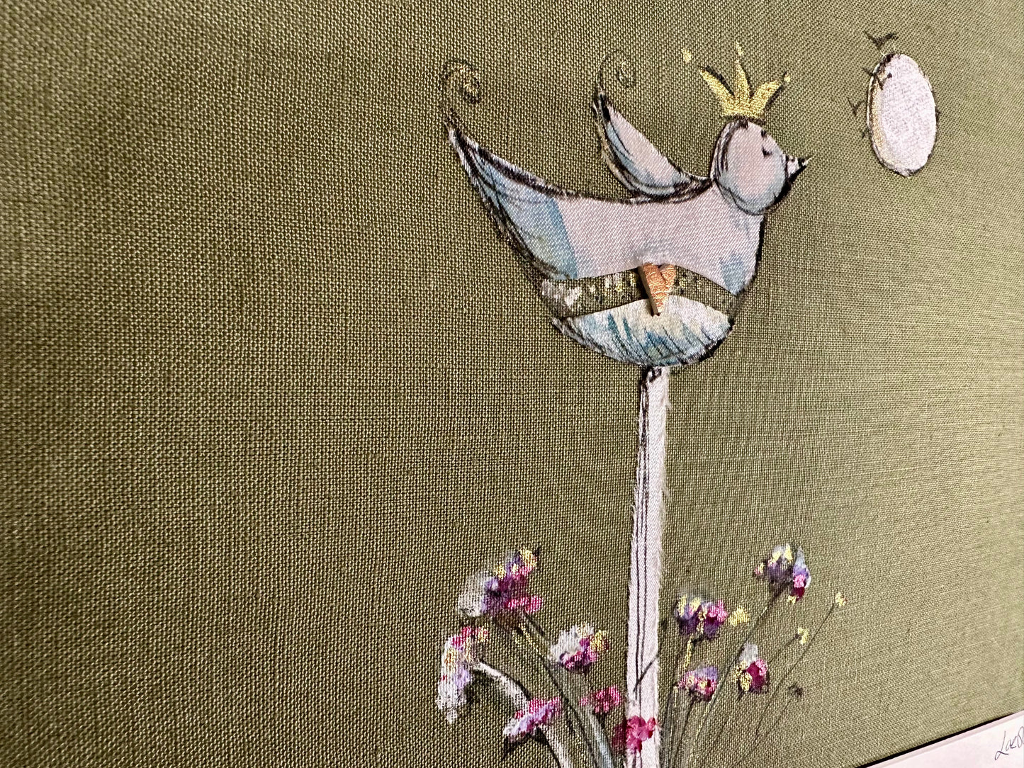 “Neart “ strength …the single bird still dares to fly against the storm