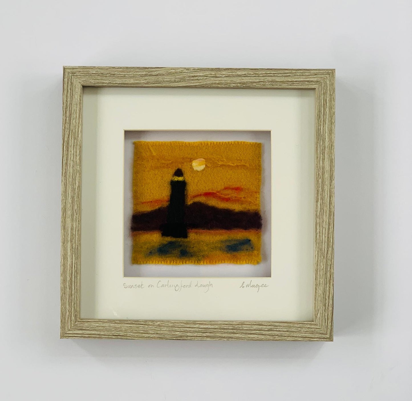 “Sunset on carlingford lough “ by Christine Magee