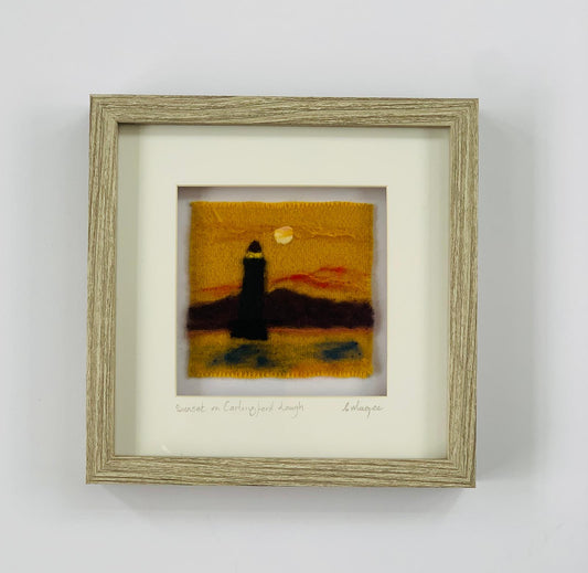 “Sunset on carlingford lough “ by Christine Magee