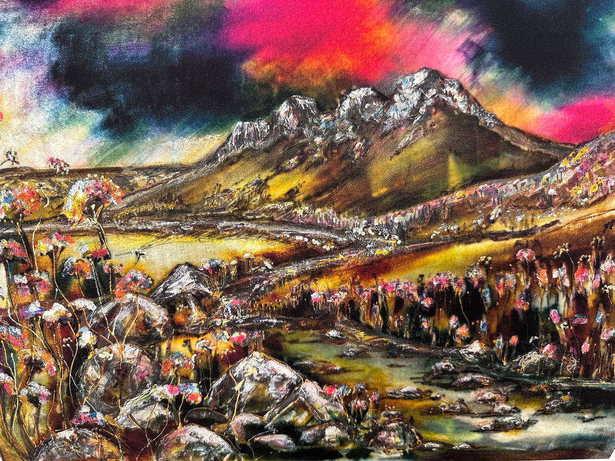 “The quiet path “ the hen mountain the mournes