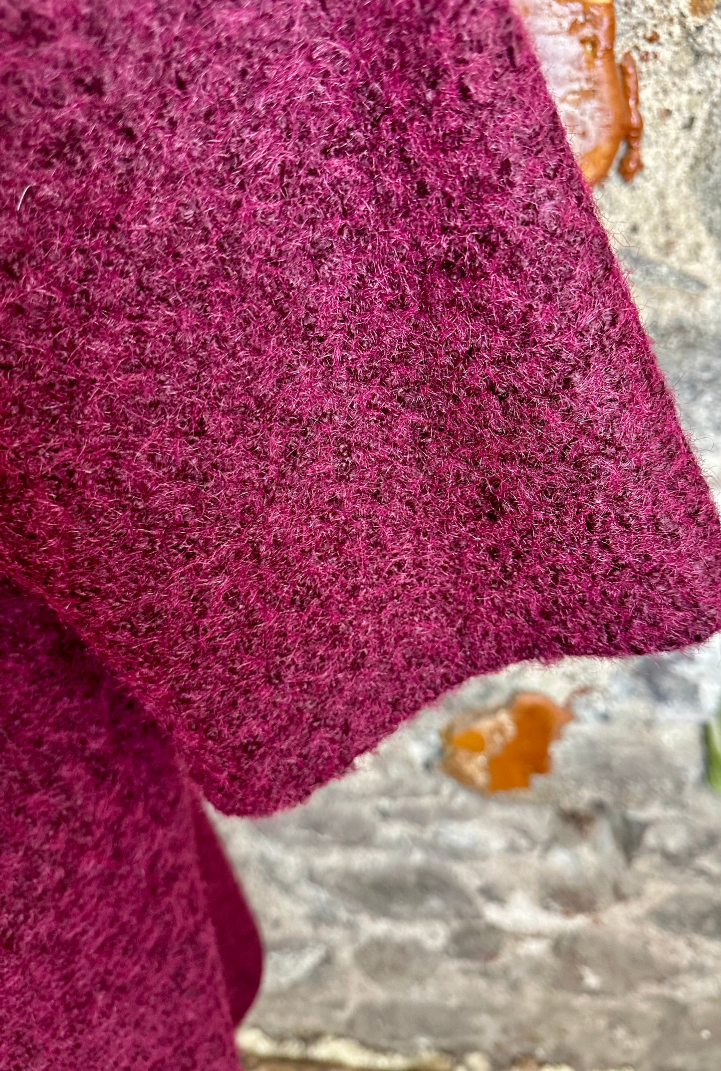 “Kiera “ Italian Bordeaux super cosey kimono full length shacket