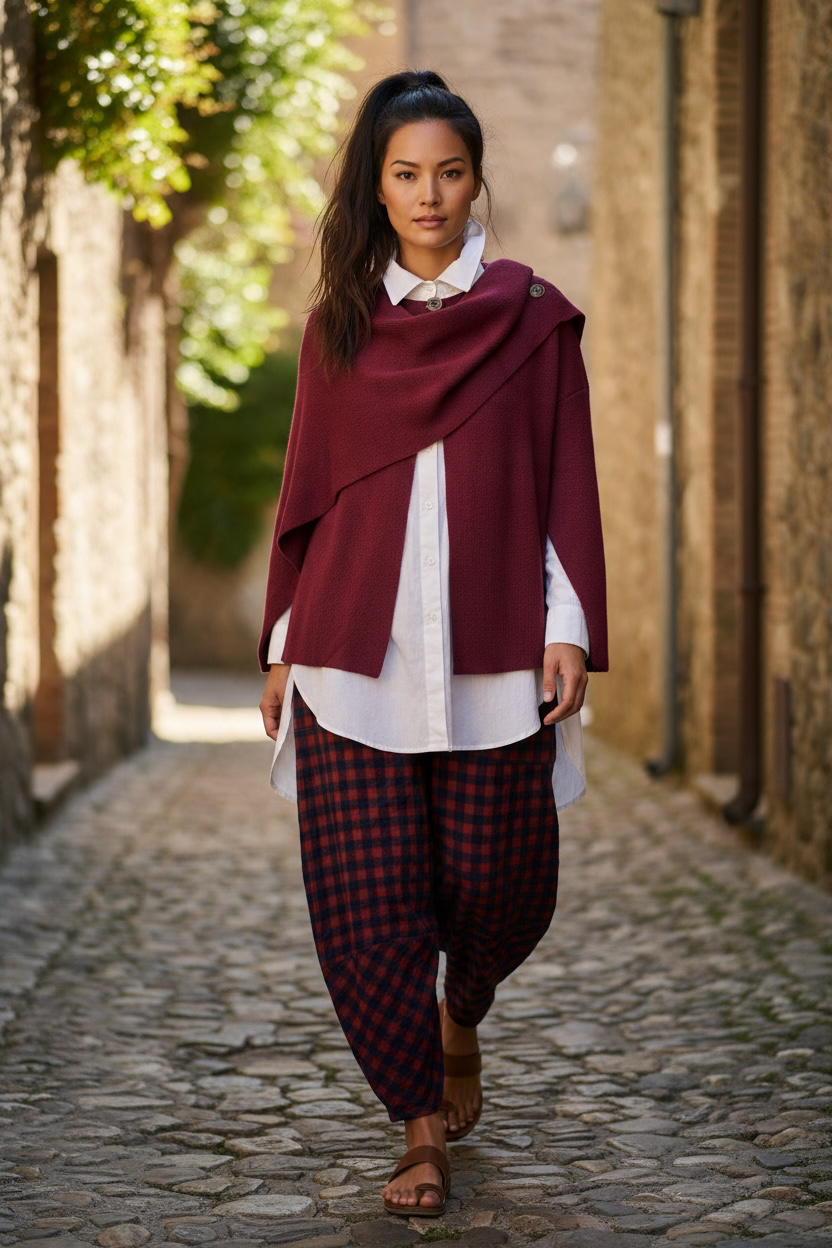 “Larissa” Italian knit wrap cardi