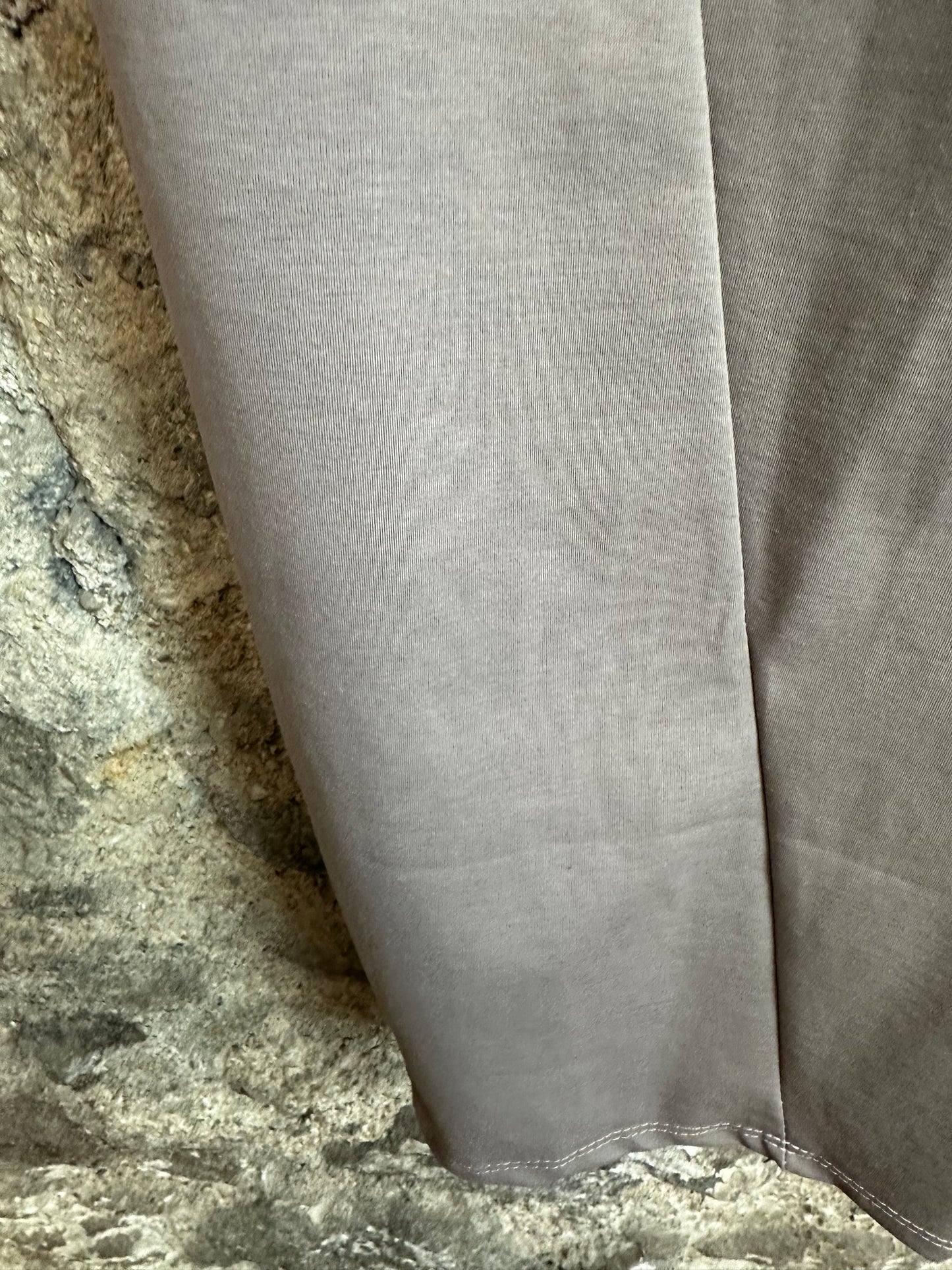 “Lottie “ mocha Italian barrel leg cocoon trouser