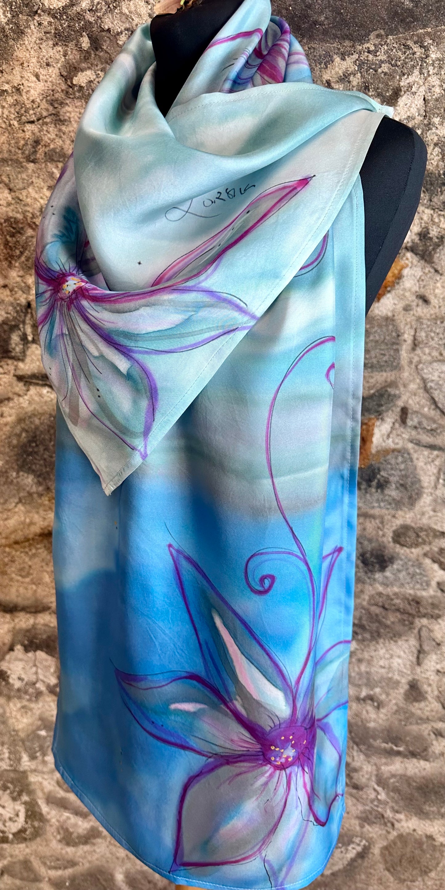 Lorshadesign Handpainted silks collection