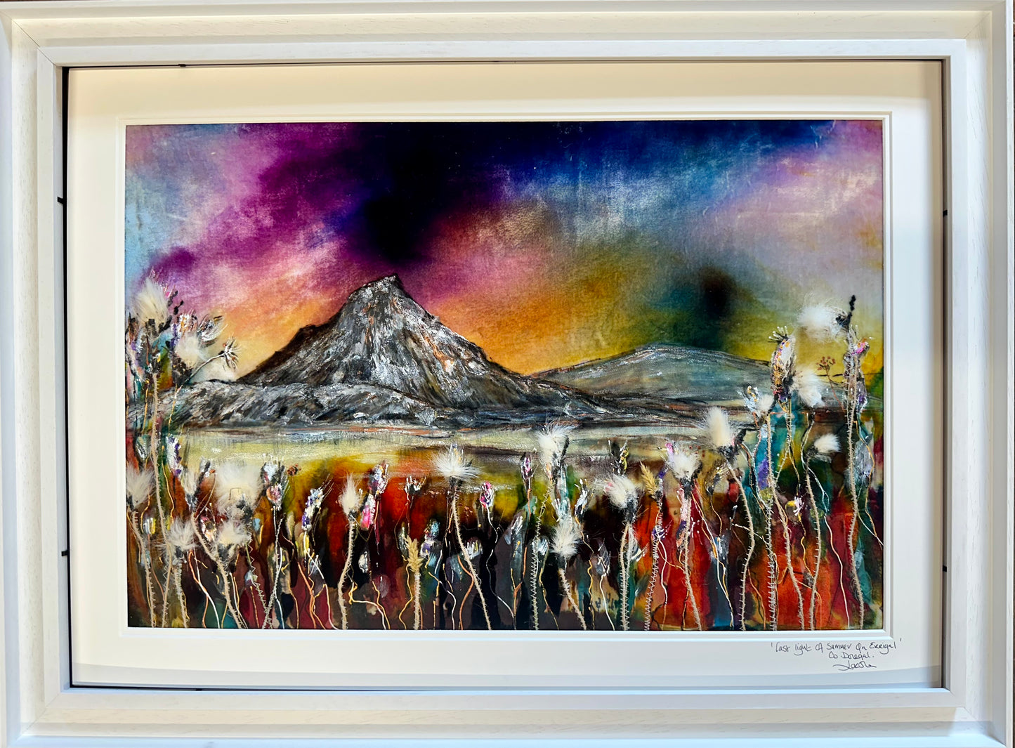 Last light of summer on Errigal