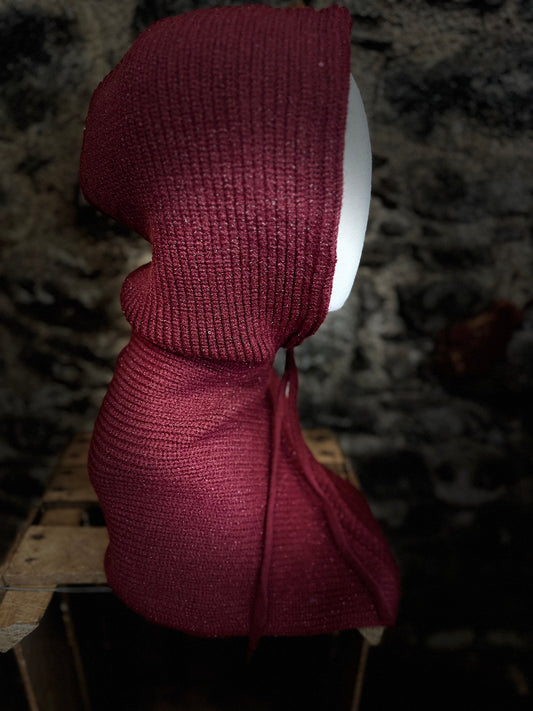 “Claudia “ knit hood snoods