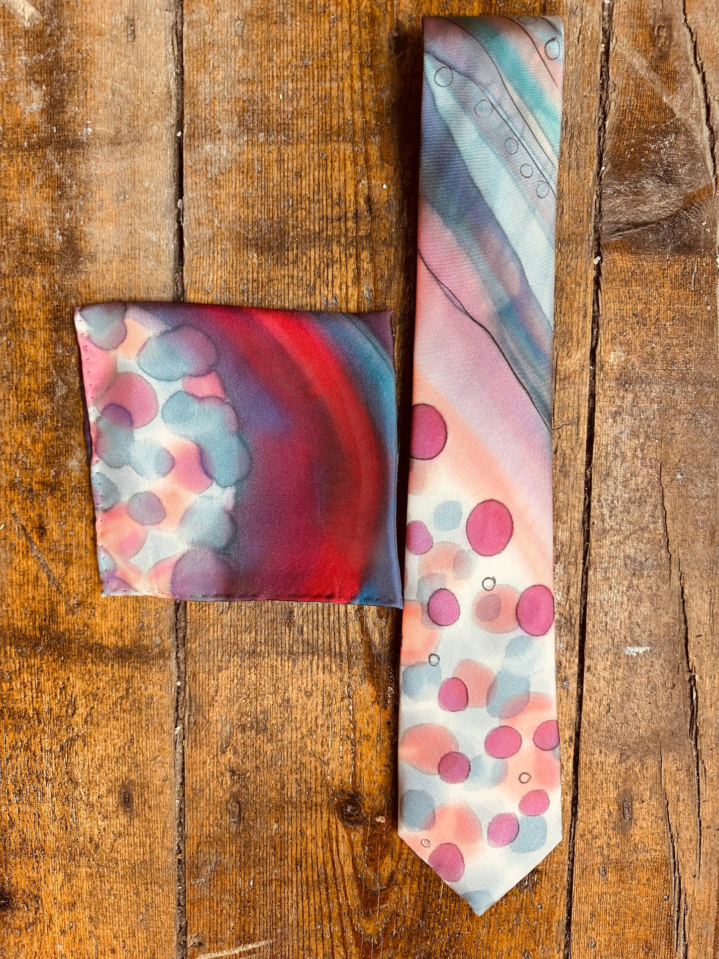 Lorshadesign Handpainted silk tie collection