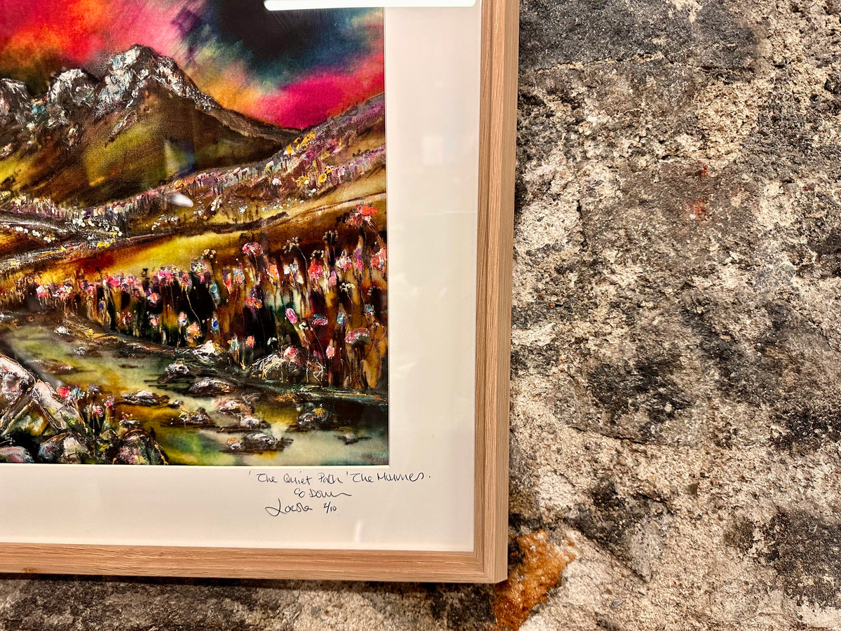 “The quiet path “ the hen mountain the mournes
