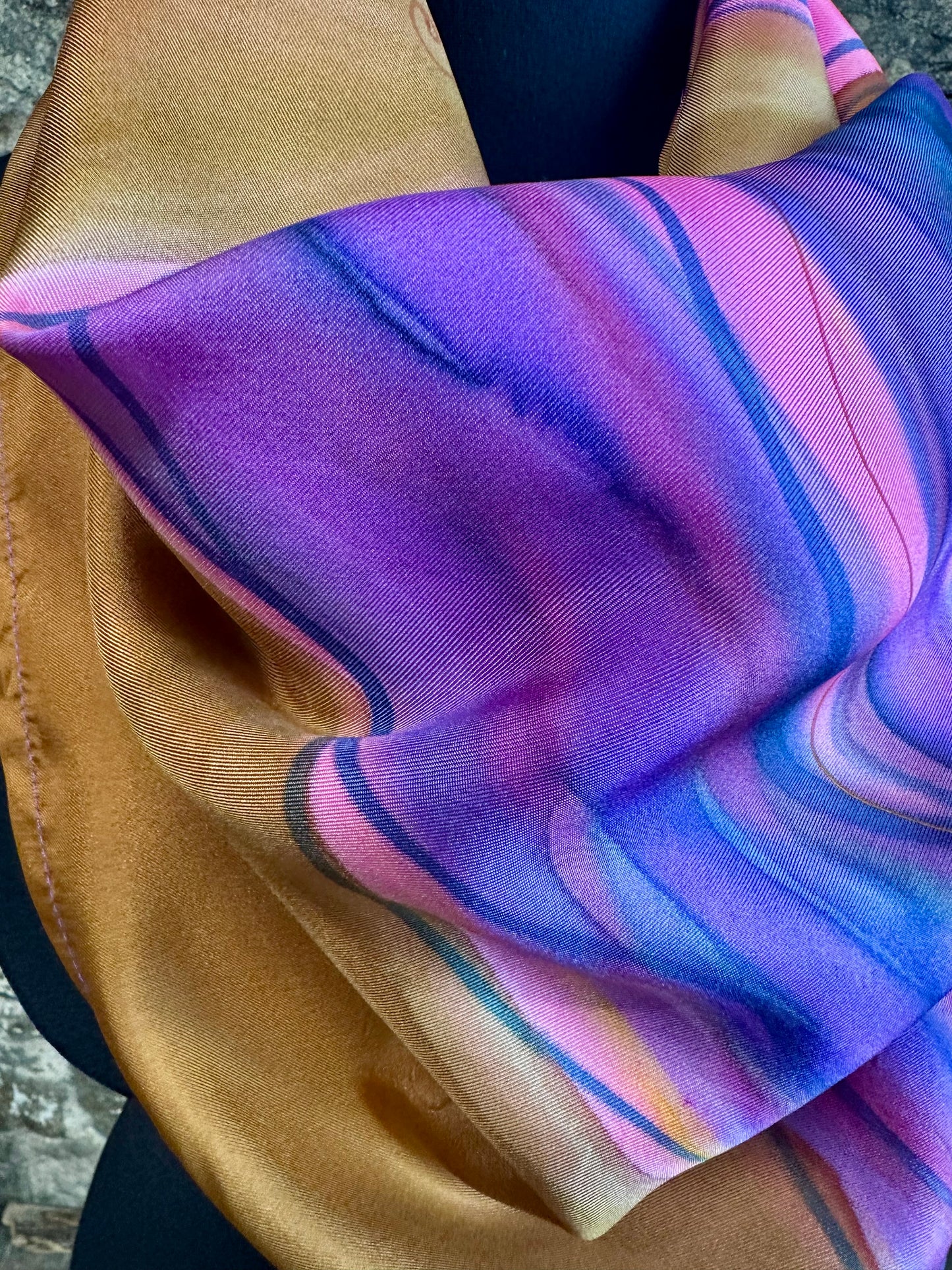 Lorshadesign Handpainted silk scarf collection