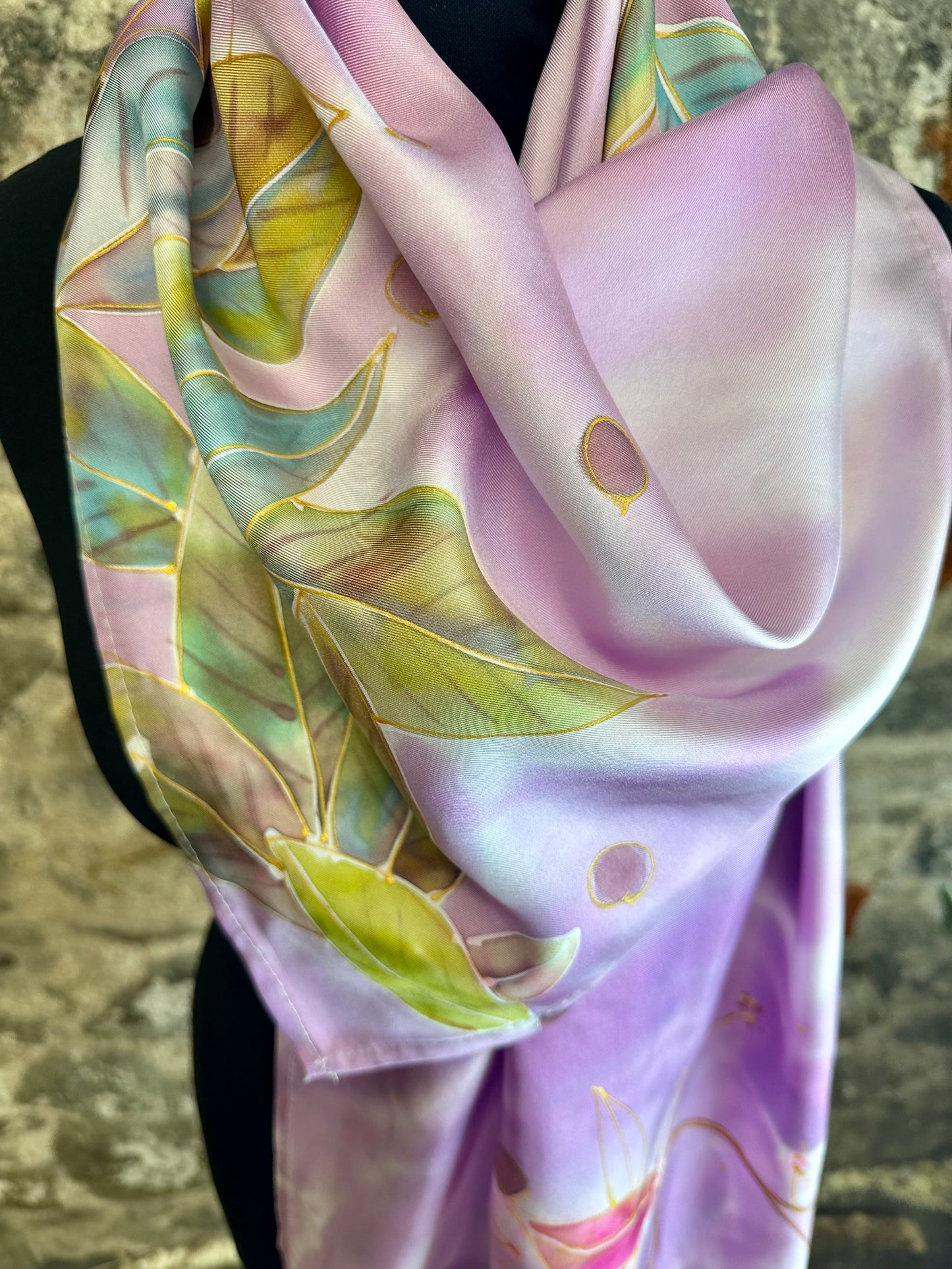 Lorshadesign Handpainted silk scarf collection