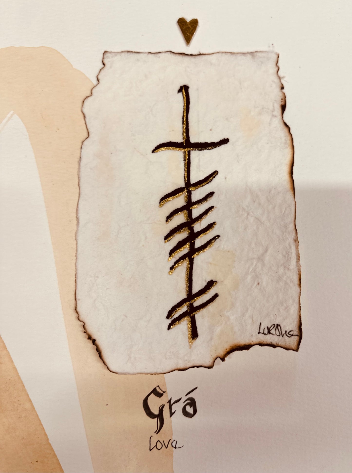 “Grá” love…ogham