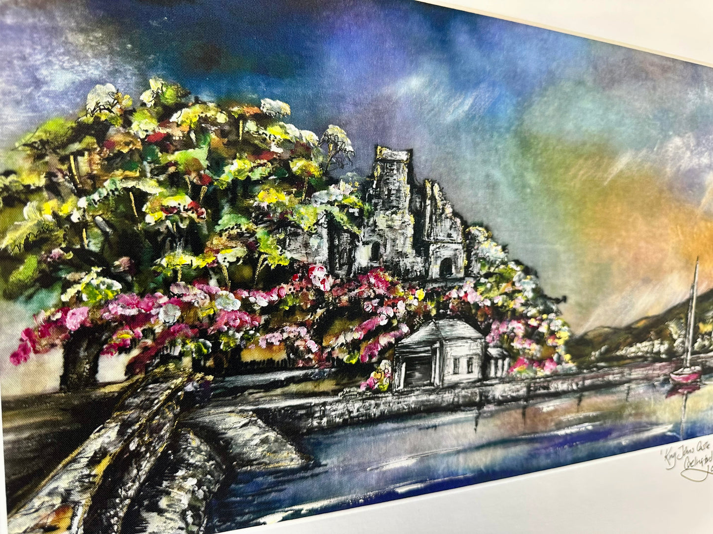 “King John’s castle in bloom “ carlingford county Louth
