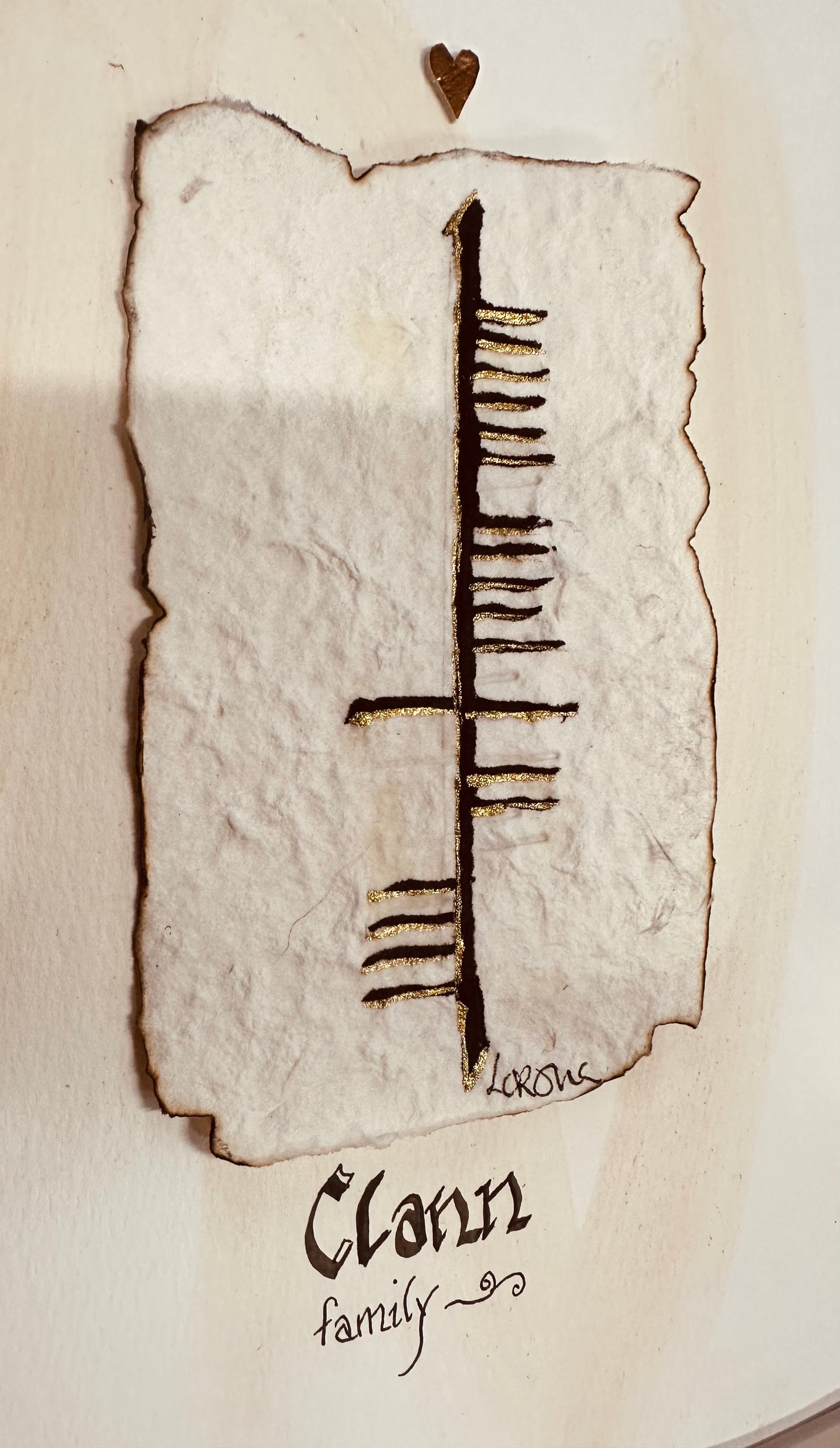 “Clann” family..ogham