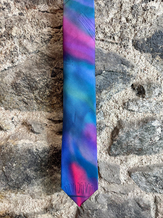 Lorshadesign Handpainted silk tie collection