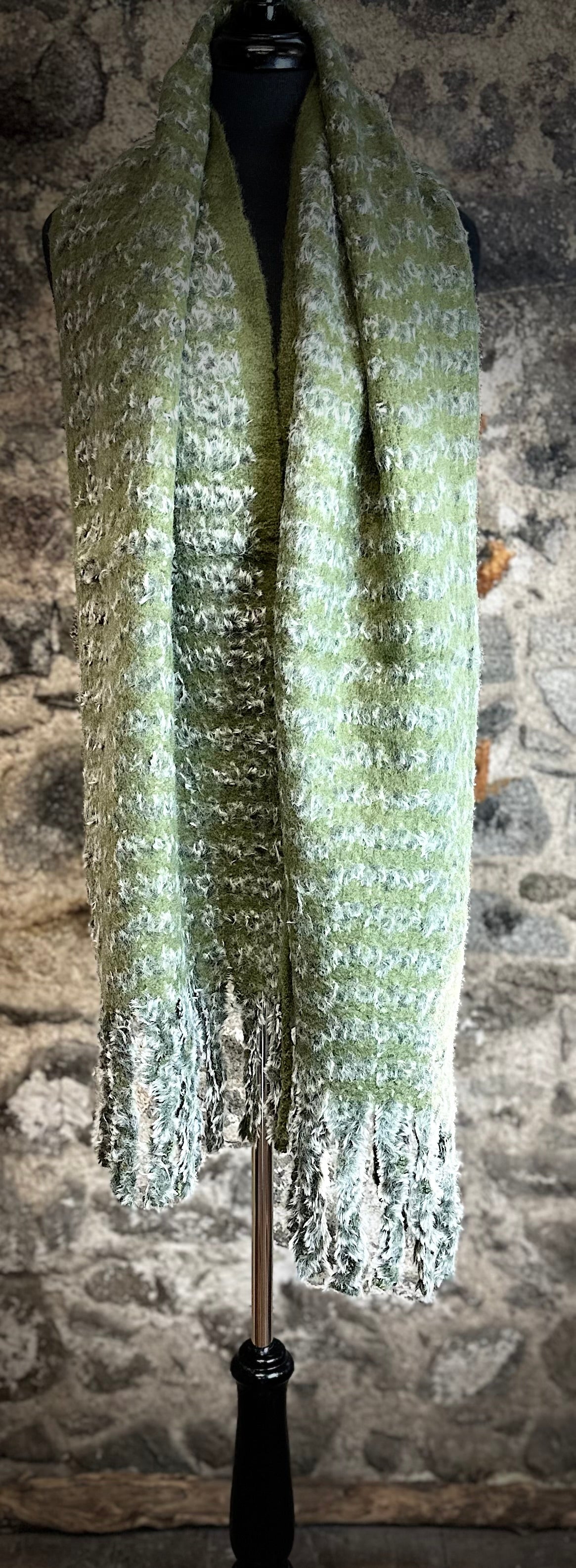 Cosey super soft forest green wrap