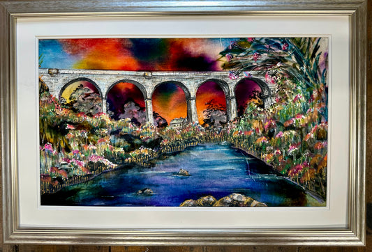 “Sunset over Craigmore viaduct “County Armagh