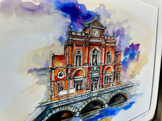 “Newry town hall “ unframed Ltd edition print collection