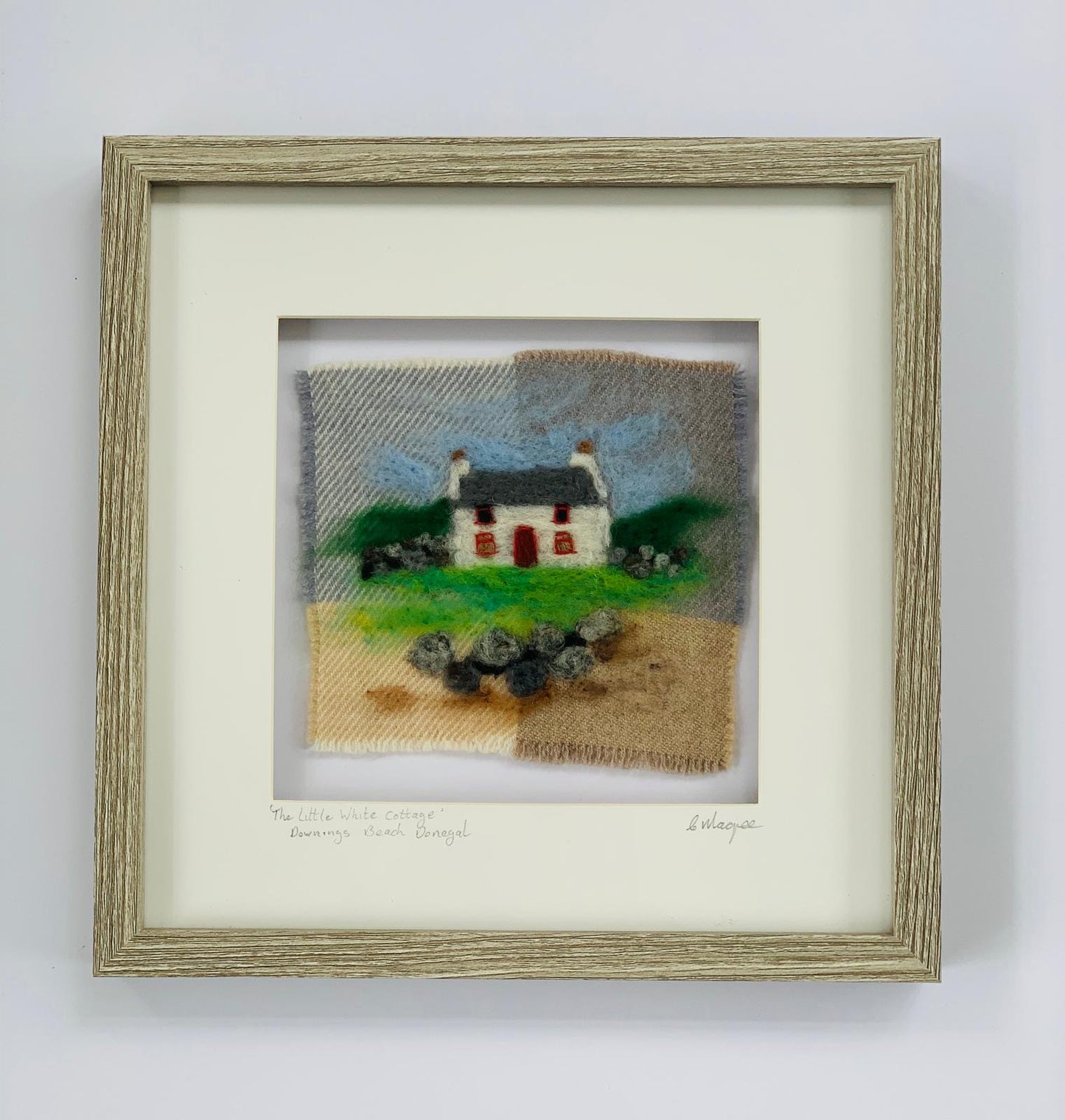 “The little white cottage “ downings  beach Donegal
