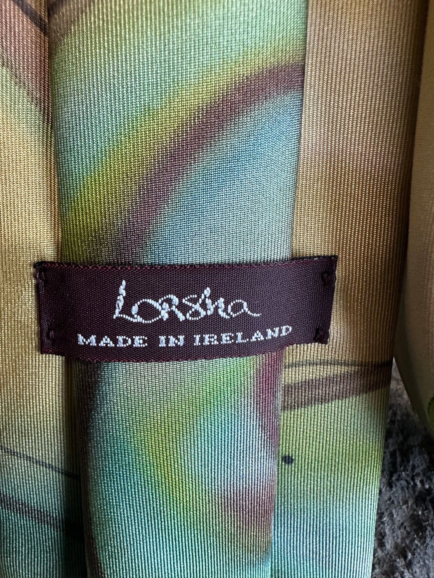 Lorshadesign Handpainted silk tie collection