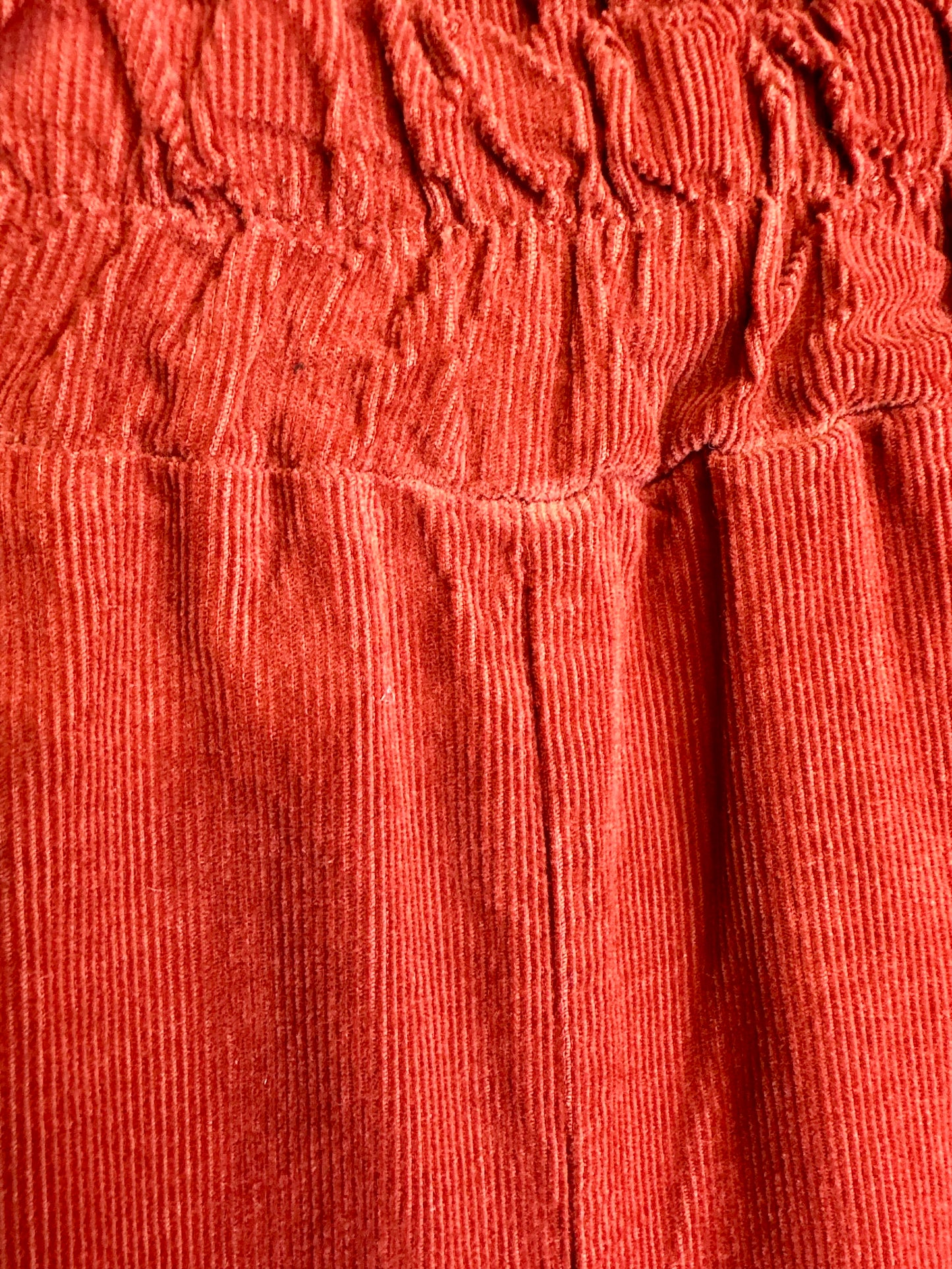 “Toni “ terracotta pin corduroy Italian cullottes