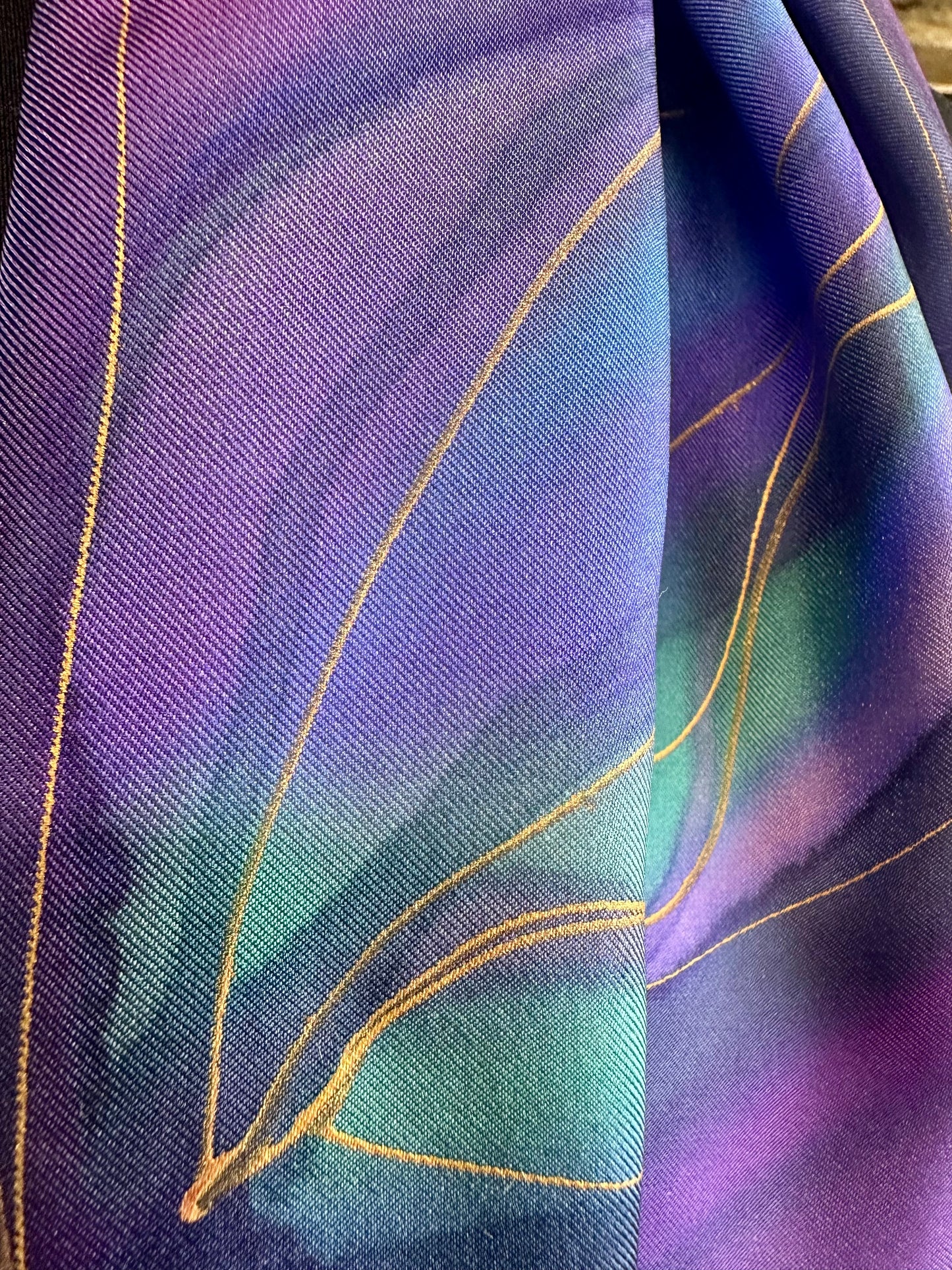Lorshadesign Handpainted silk scarf collection
