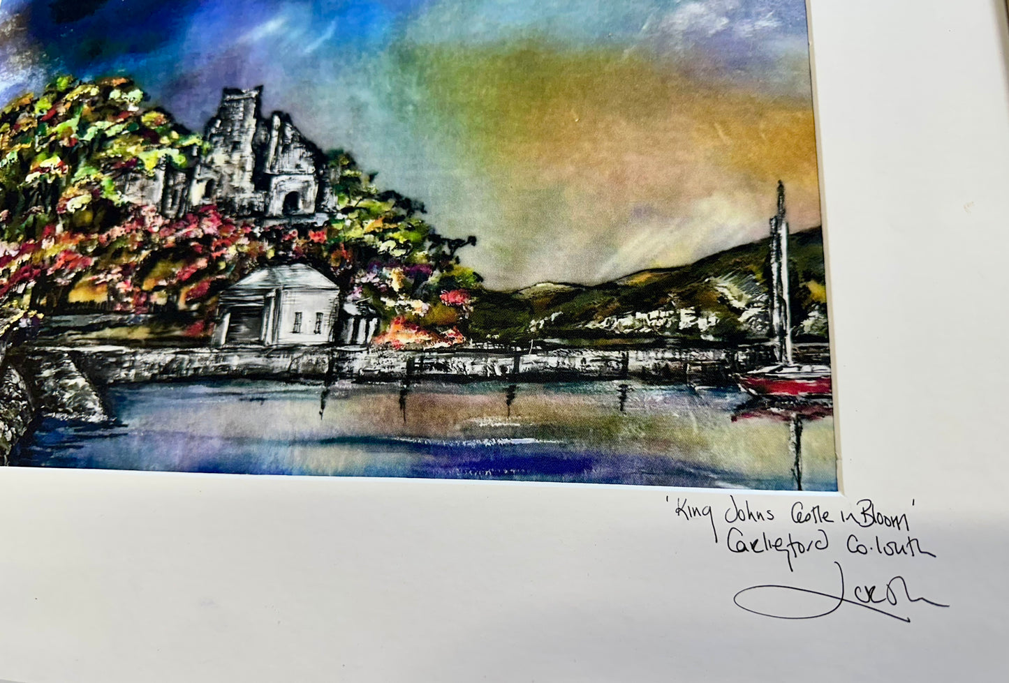 “King johns castle in bloom “carlingford county Louth