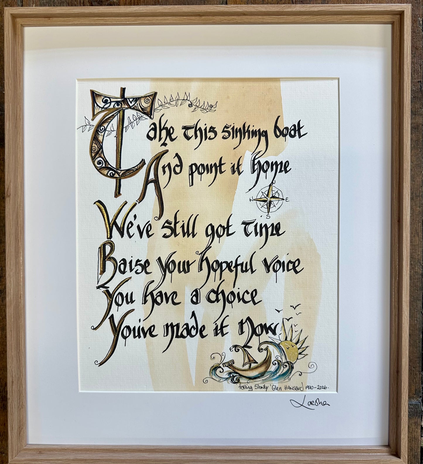 “Falling slowly “glen hansard