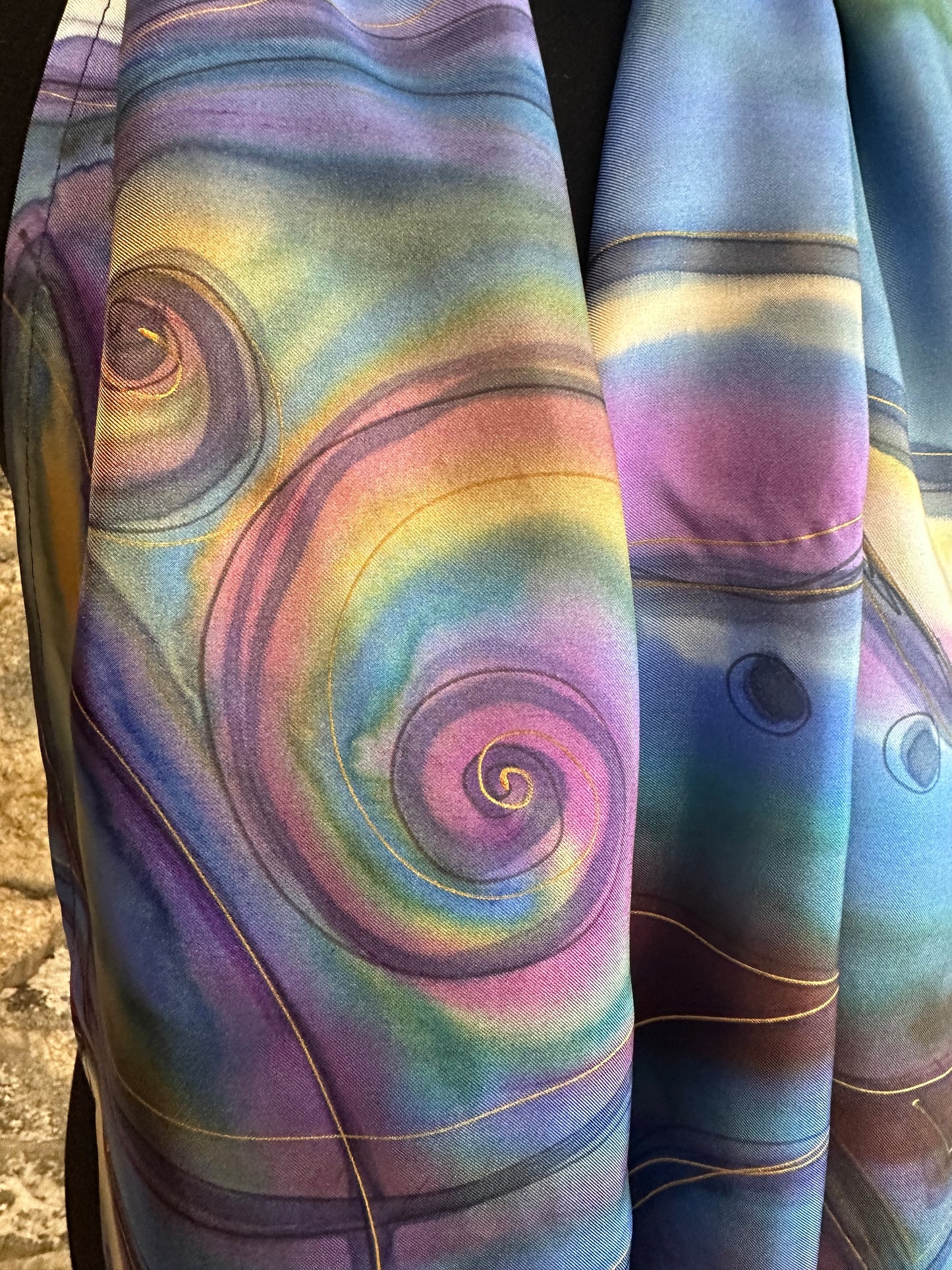 Lorshadesign Handpainted silk scarf collection