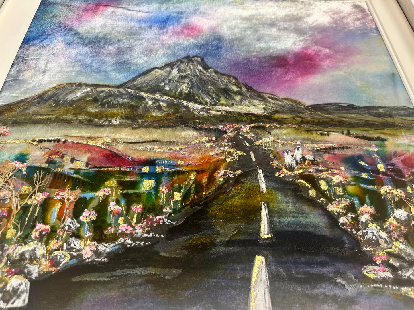 “The quiet road” mount Errigal county Donegal