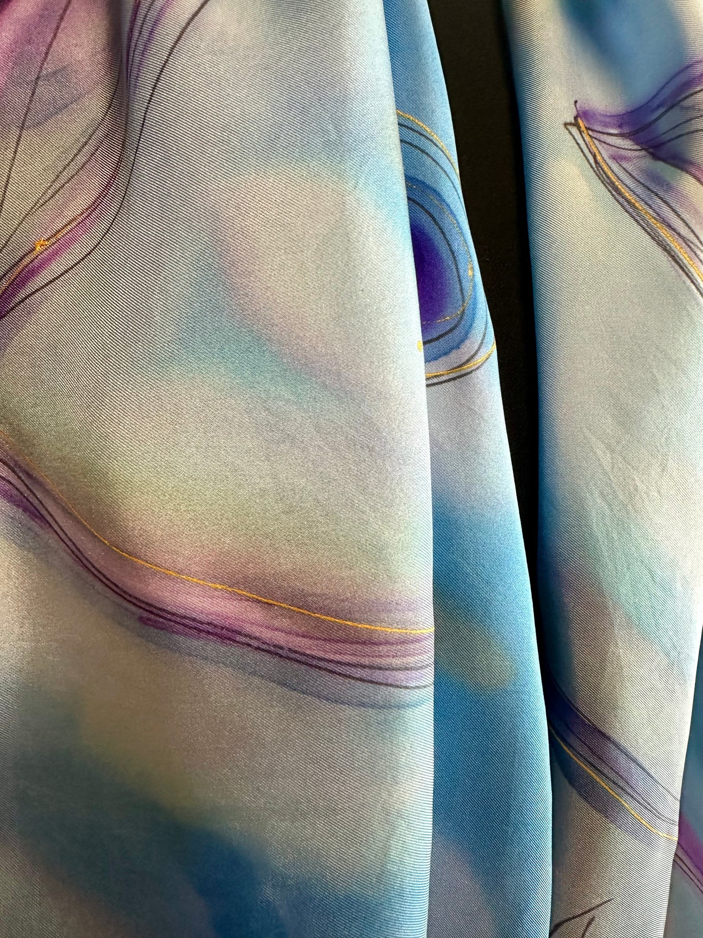 Lorshadesign Handpainted silk scarfs