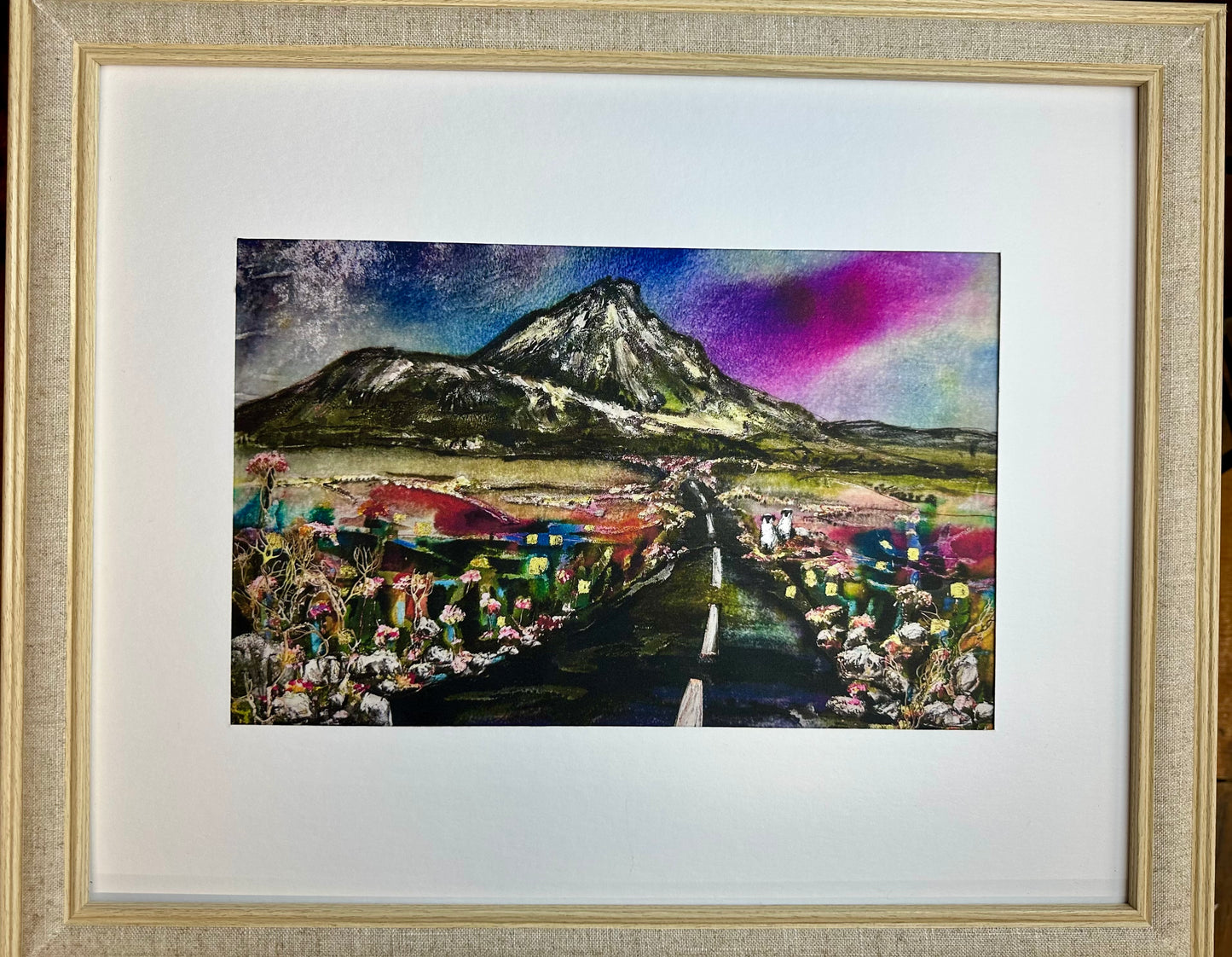 “The quiet road “ mount Errigal county Donegal ..Lorsha Ltd edition print collection