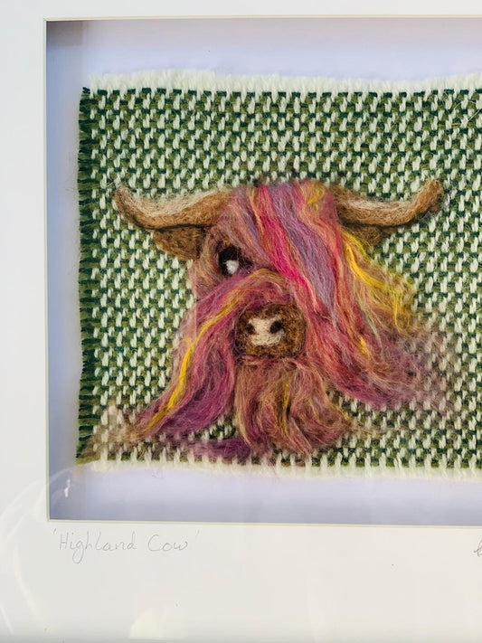 “Highland cow “ Christine Magee hand made needle felted highland friends