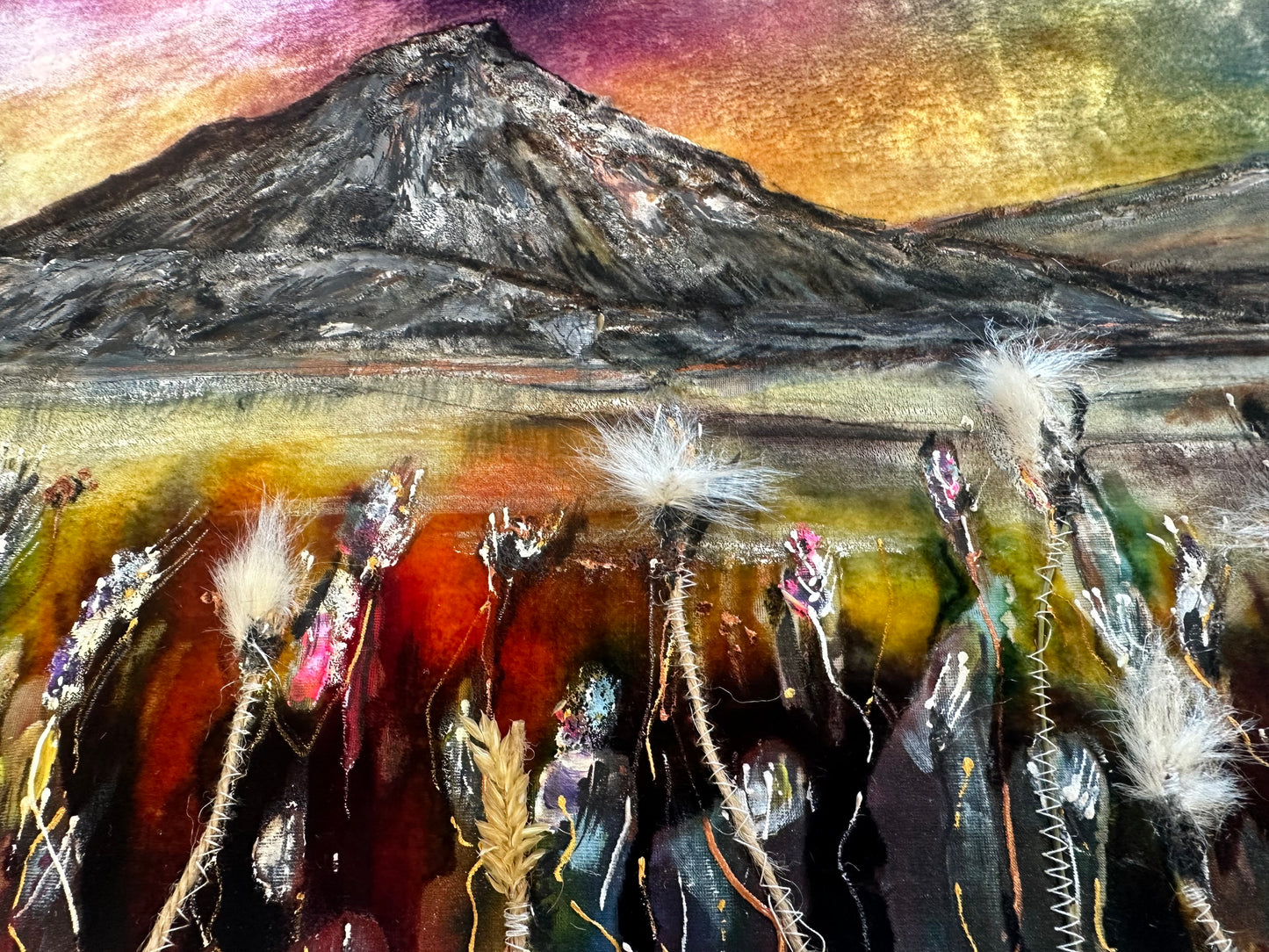 Last light of summer on Errigal