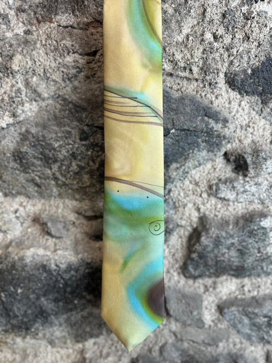 Lorshadesign Handpainted silk tie collection