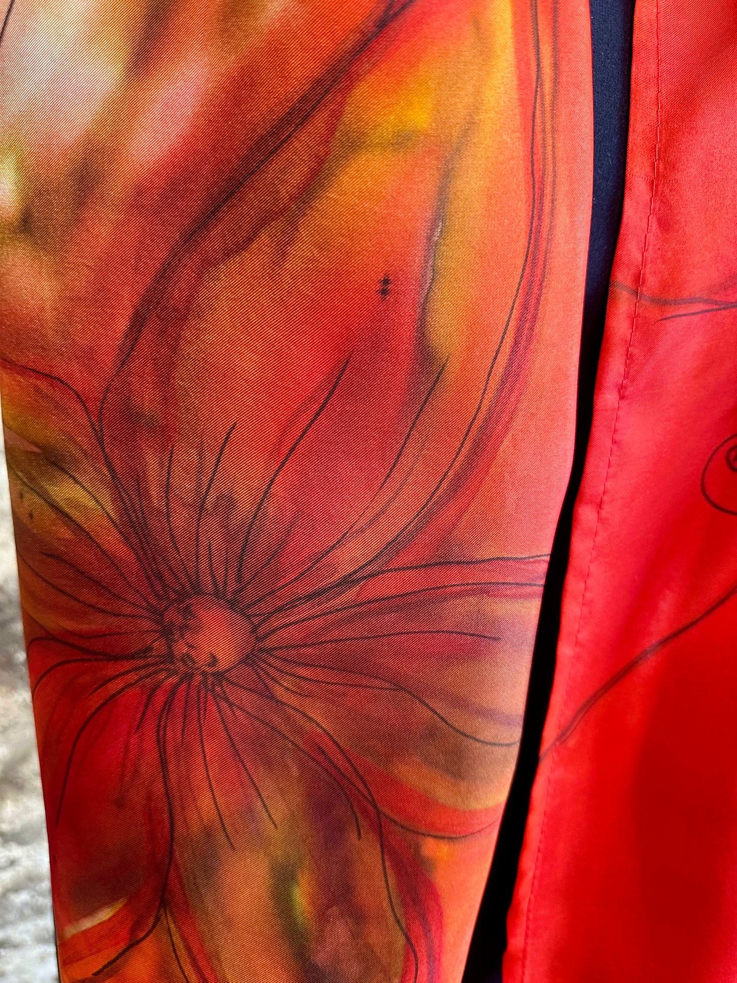 Lorsha Handpainted silk scarf collection