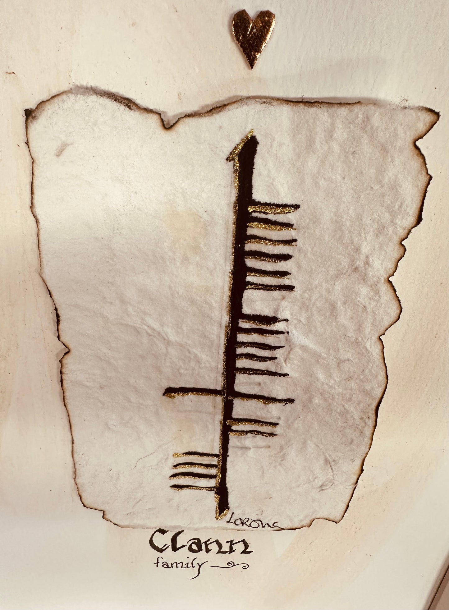 “Clann” family..ogham