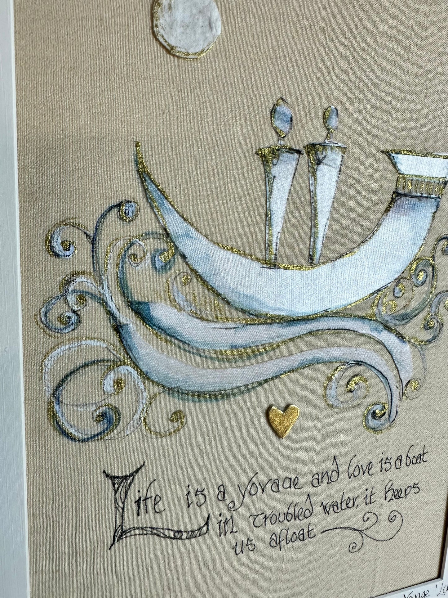 “The voyage “ life is an ocean …