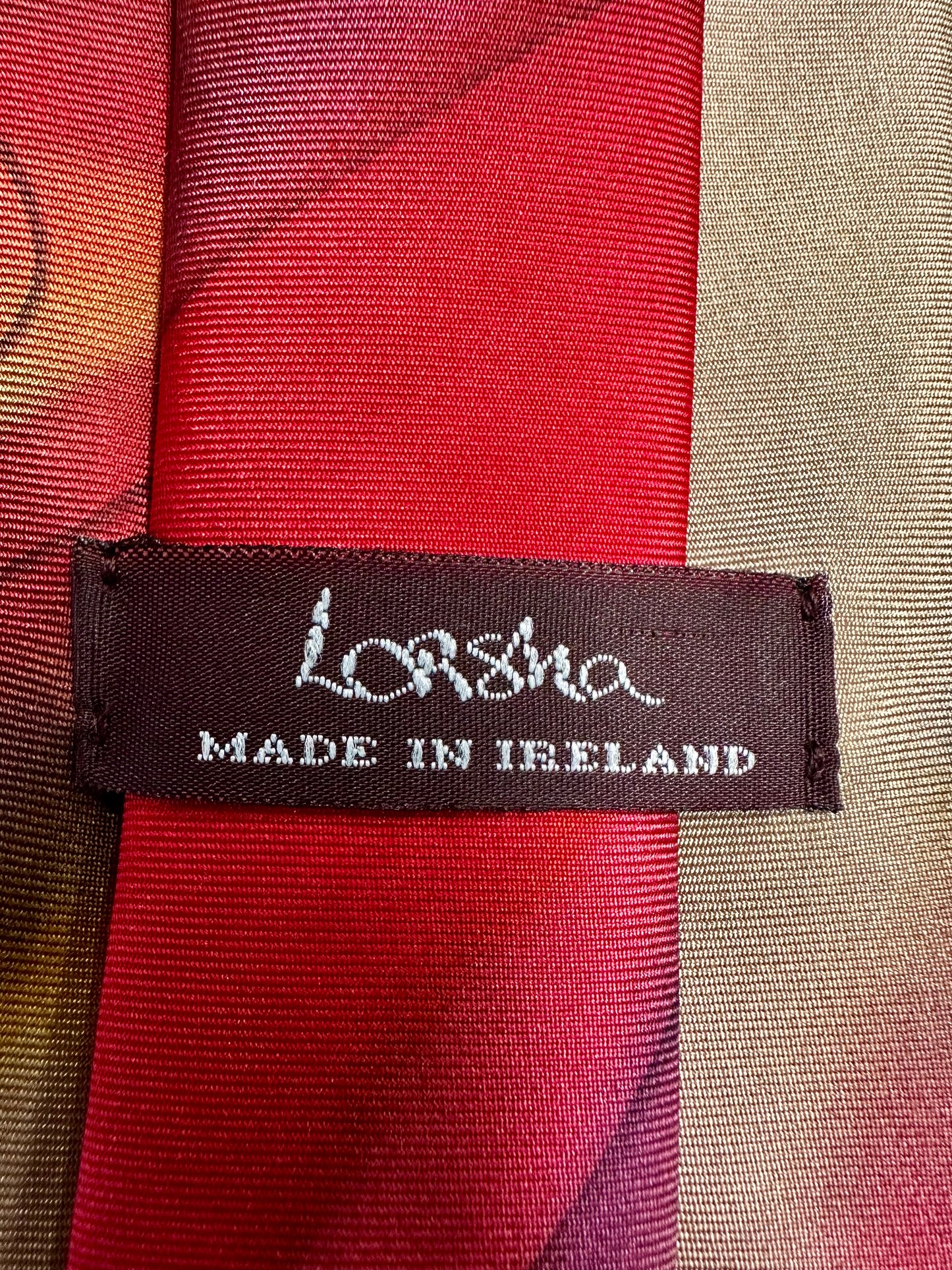 Lorshadesign Handpainted silk tie