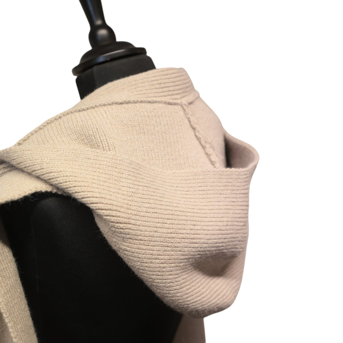 Oatmeal hooded scarf
