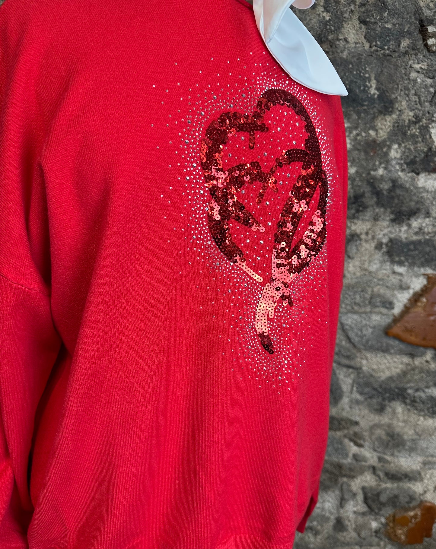 “Sarah “ cherry 🍒 red soft Italian knit