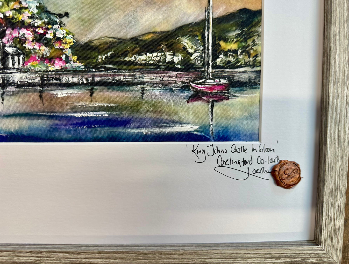 “King John’s castle in bloom “ carlingford county Louth