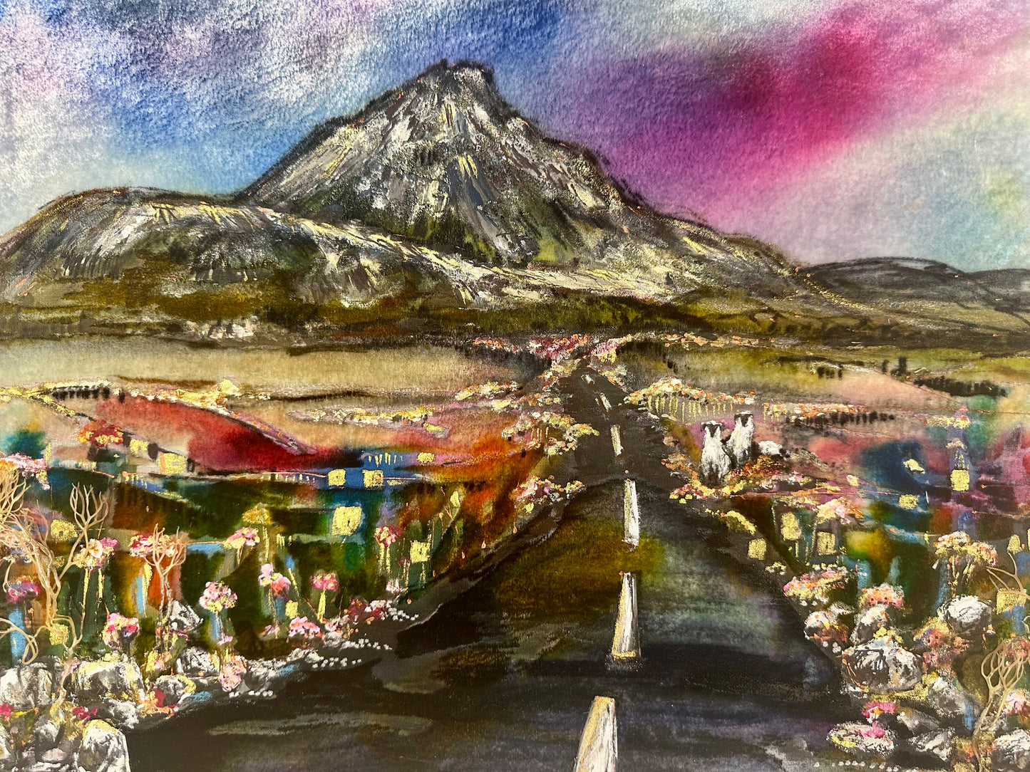 “The quiet road” mount Errigal county Donegal