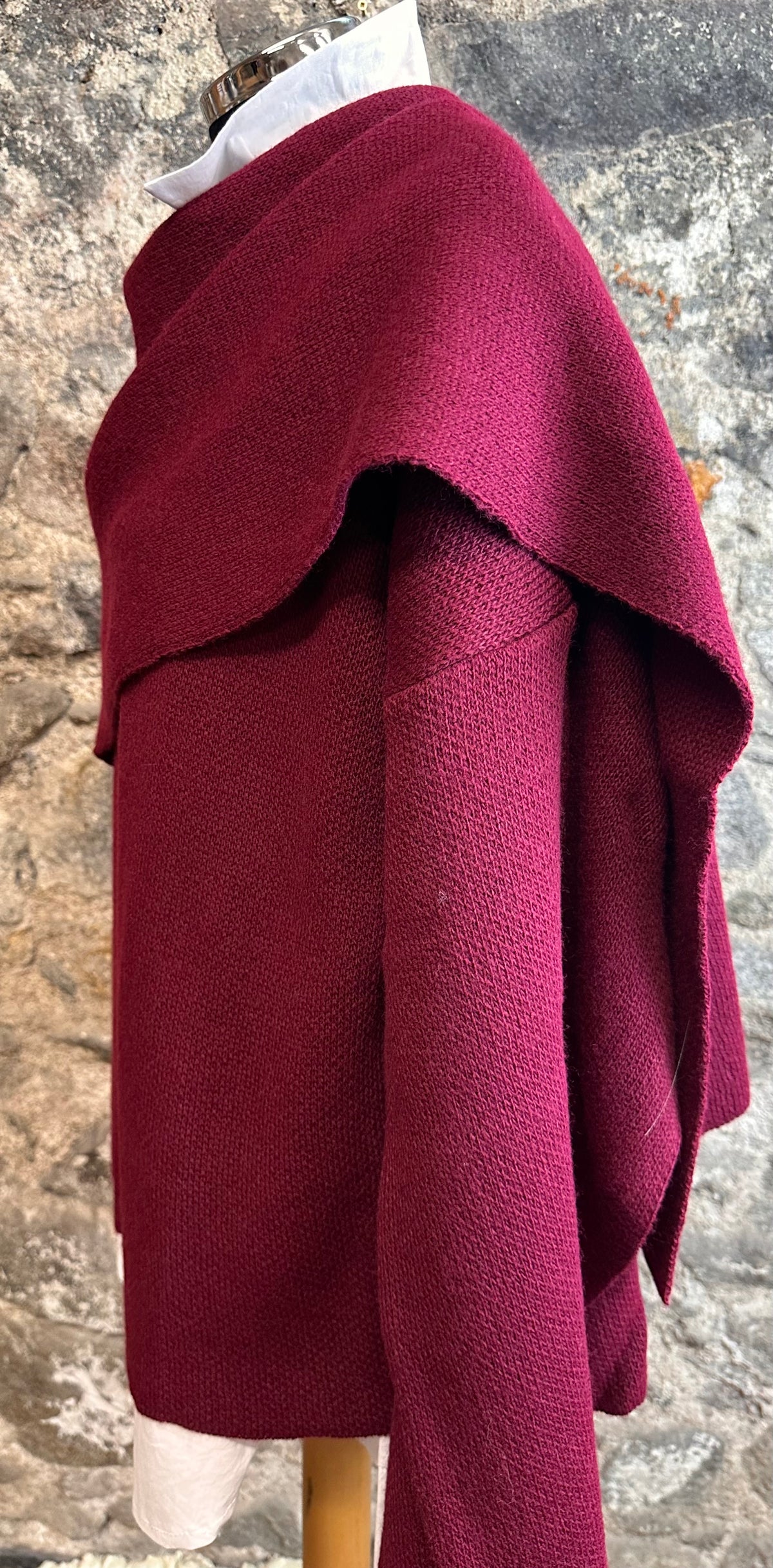 “Larissa” Italian knit wrap cardi